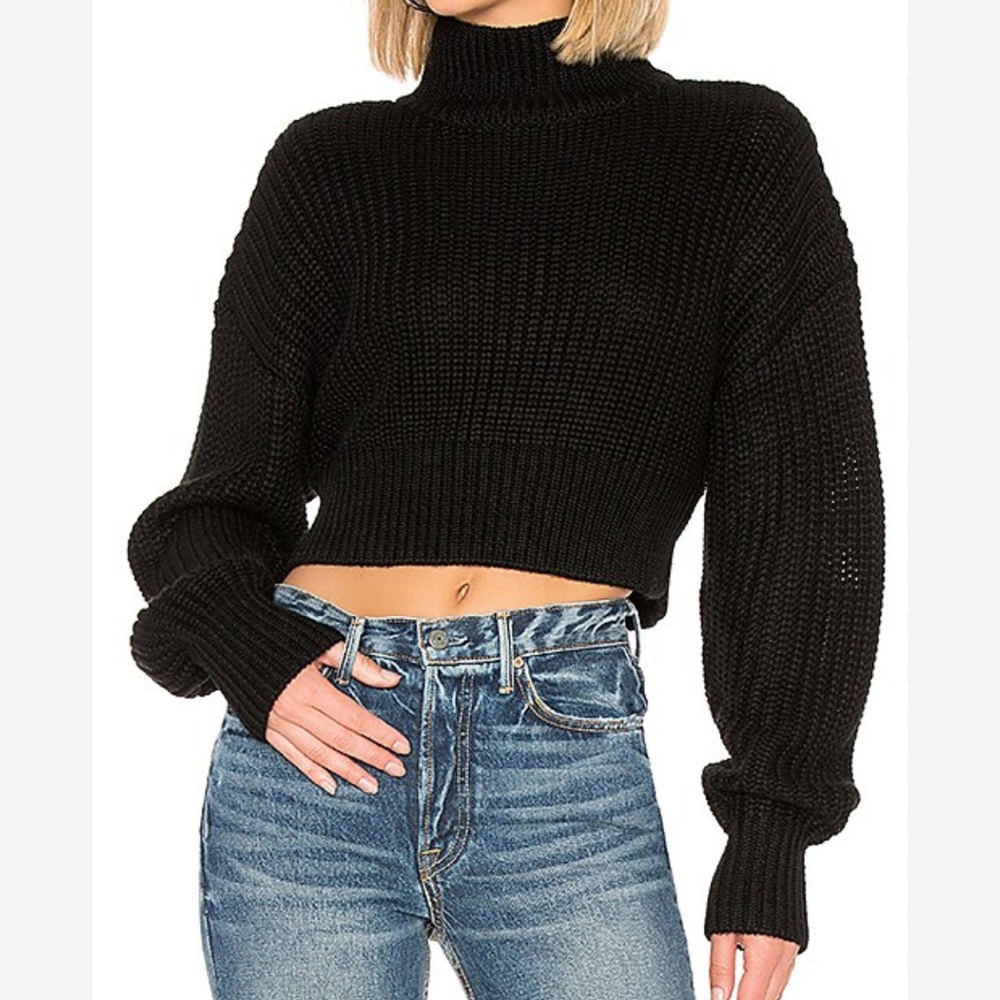 Black Turtleneck Sweater